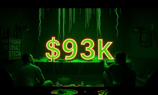 Bitcoin Hits $93k: The Bloodbath Behind The Green Dildos